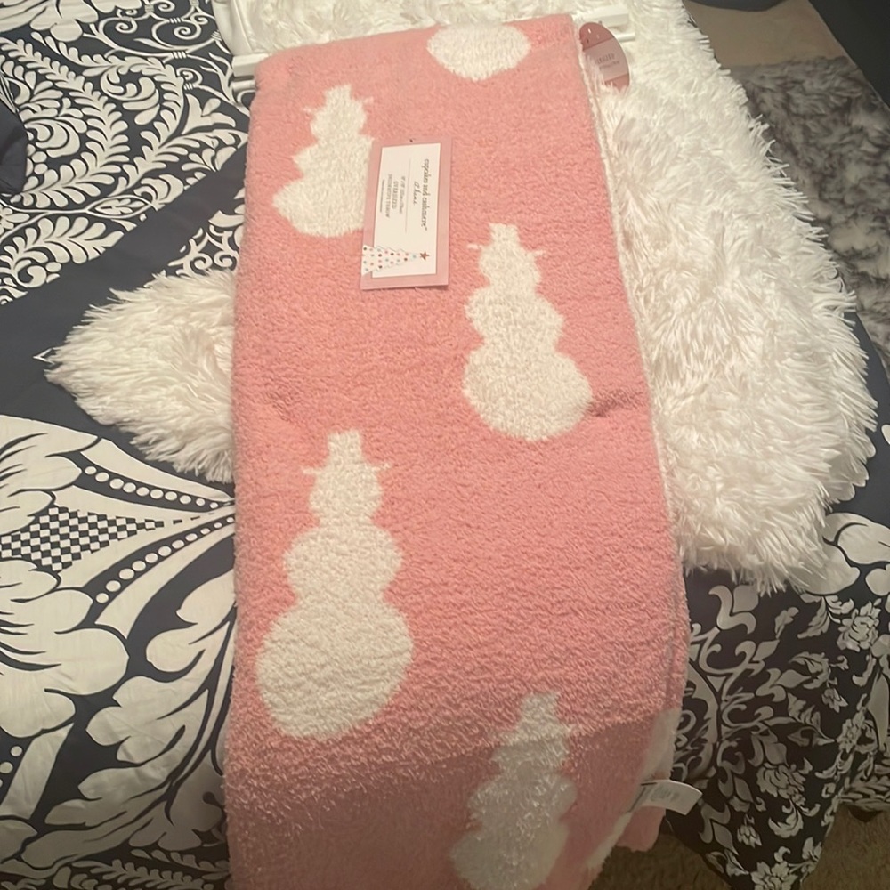 Snowman blanket